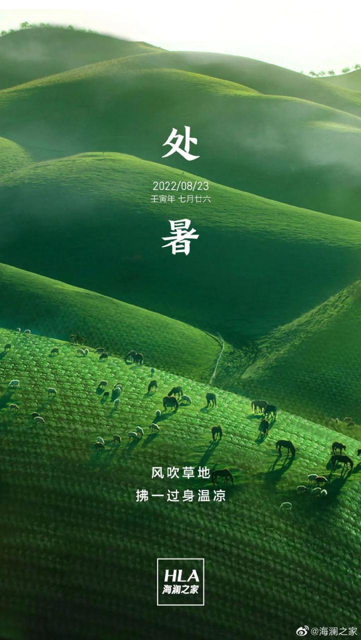 处暑借势创意文案赏析